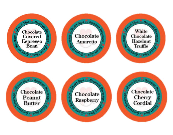 Smart Sips Chocolate Peanut Butter Coffee 24 Count Single Serve Cups for Keurig K-Cup Brewers