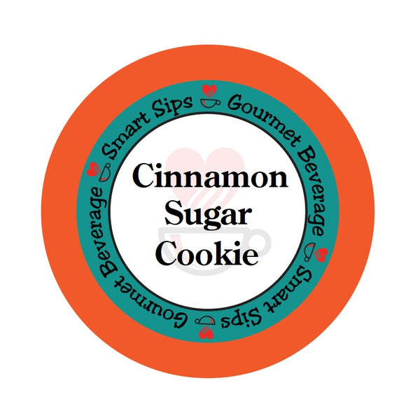 Cinnamon Sugar Cookie Gourmet Flavored Coffee Pods for Keurig K cup B Smart Sips Coffee