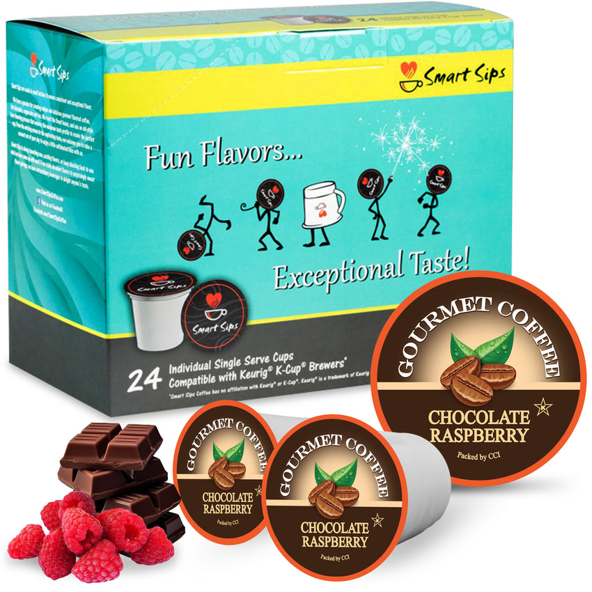 chocolate raspberry flavored coffee smart sips keurig