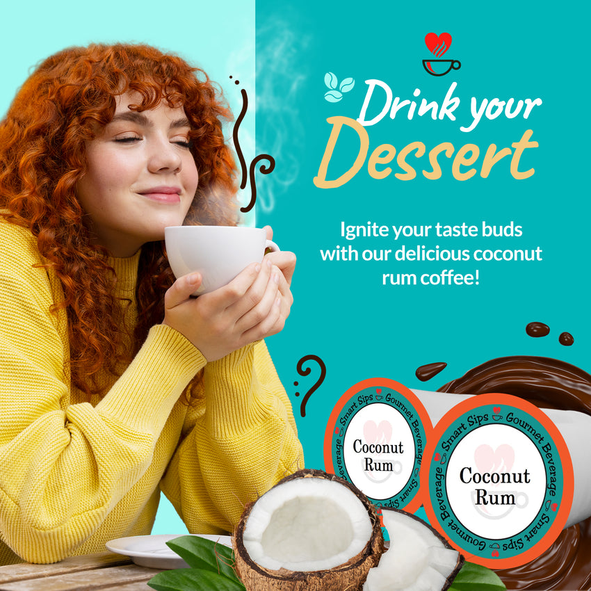 coconut rum flavored coffee keurig k-cup