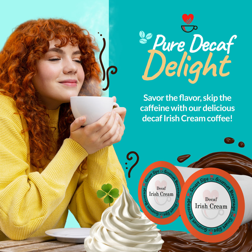 decaf irish cream flavored coffee for keurig k-cup brewers