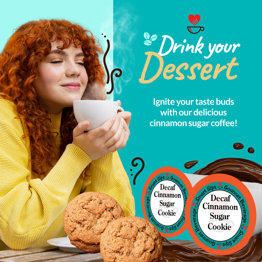 decaf cinnamon sugar cookie flavored coffee