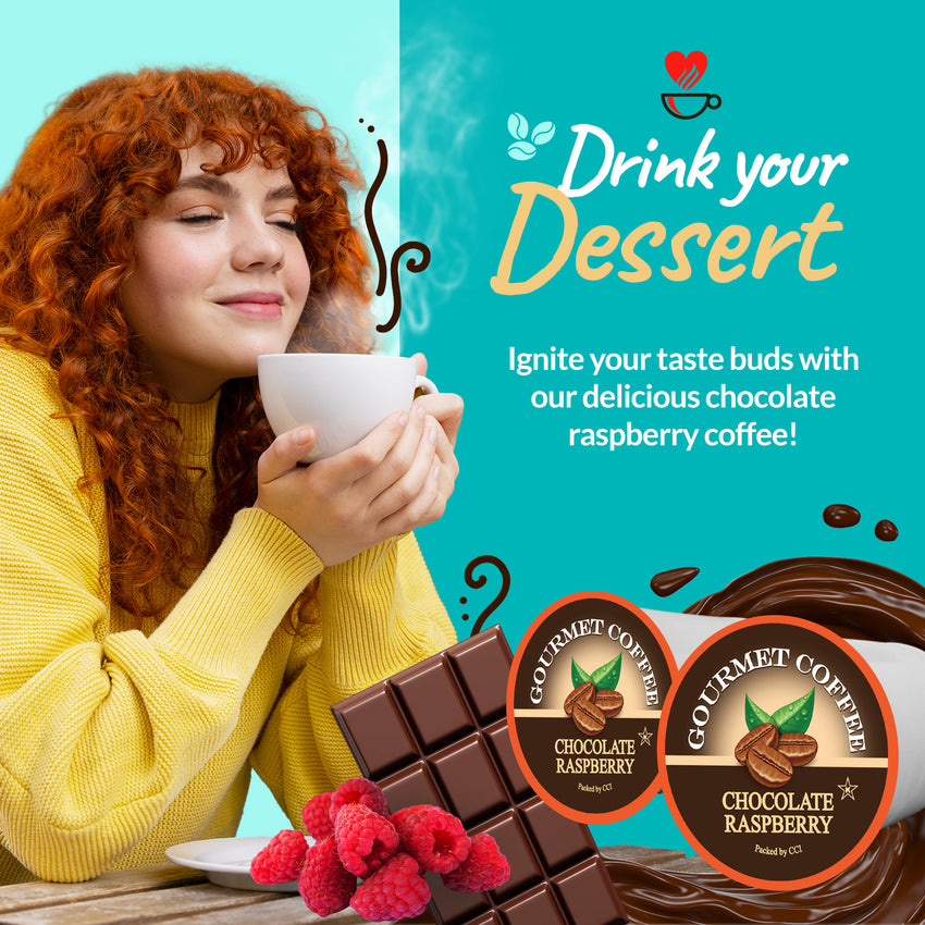 chocolate raspberry flavored coffee smart sips keurig