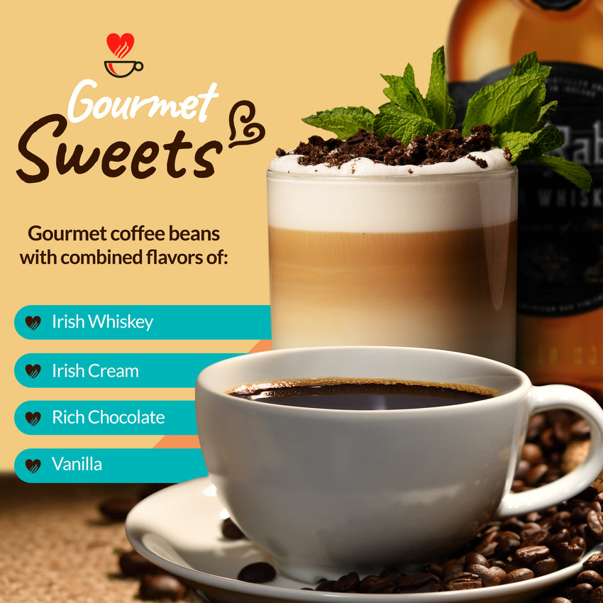 decaf irish cream flavored coffee for keurig k-cup brewers