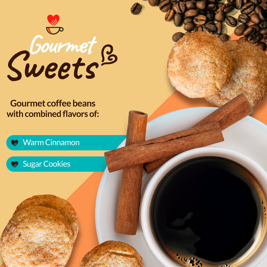 decaf cinnamon sugar cookie flavored coffee