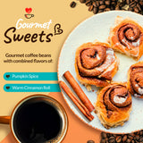 pumpkin spice cinnamon roll flavored coffee smart sips coffee for keurig k-cup brewers