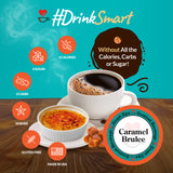 caramel brulee flavored coffee smart sips coffee keurig k-cup