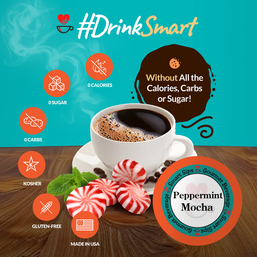 peppermint mocha coffee smart sips coffee