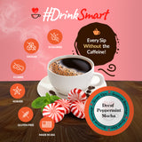 decaf peppermint mocha flavored coffee for keurig k-cup brewers