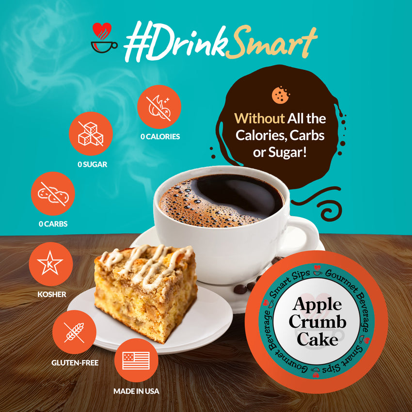 apple crumb cake coffee smart sips 