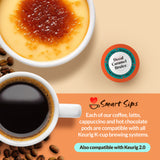 decaf caramel brulee coffee pods