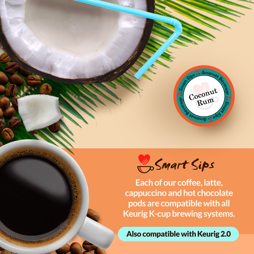 coconut rum flavored coffee keurig k-cup