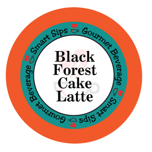 Black Forest Cake Latte, Gourmet Latte Pods For Keurig K-cup Brewers