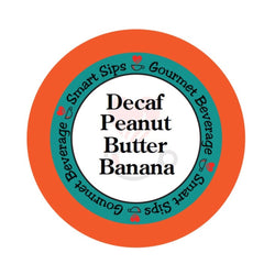 decaf decaffeinated flavored coffee peanut butter banana smart sips coffee